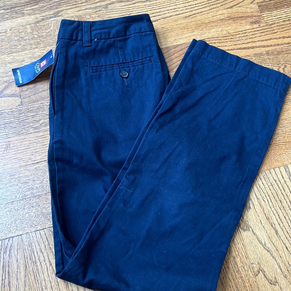 Boys Navy Chaps Size 16 Pants - NWT